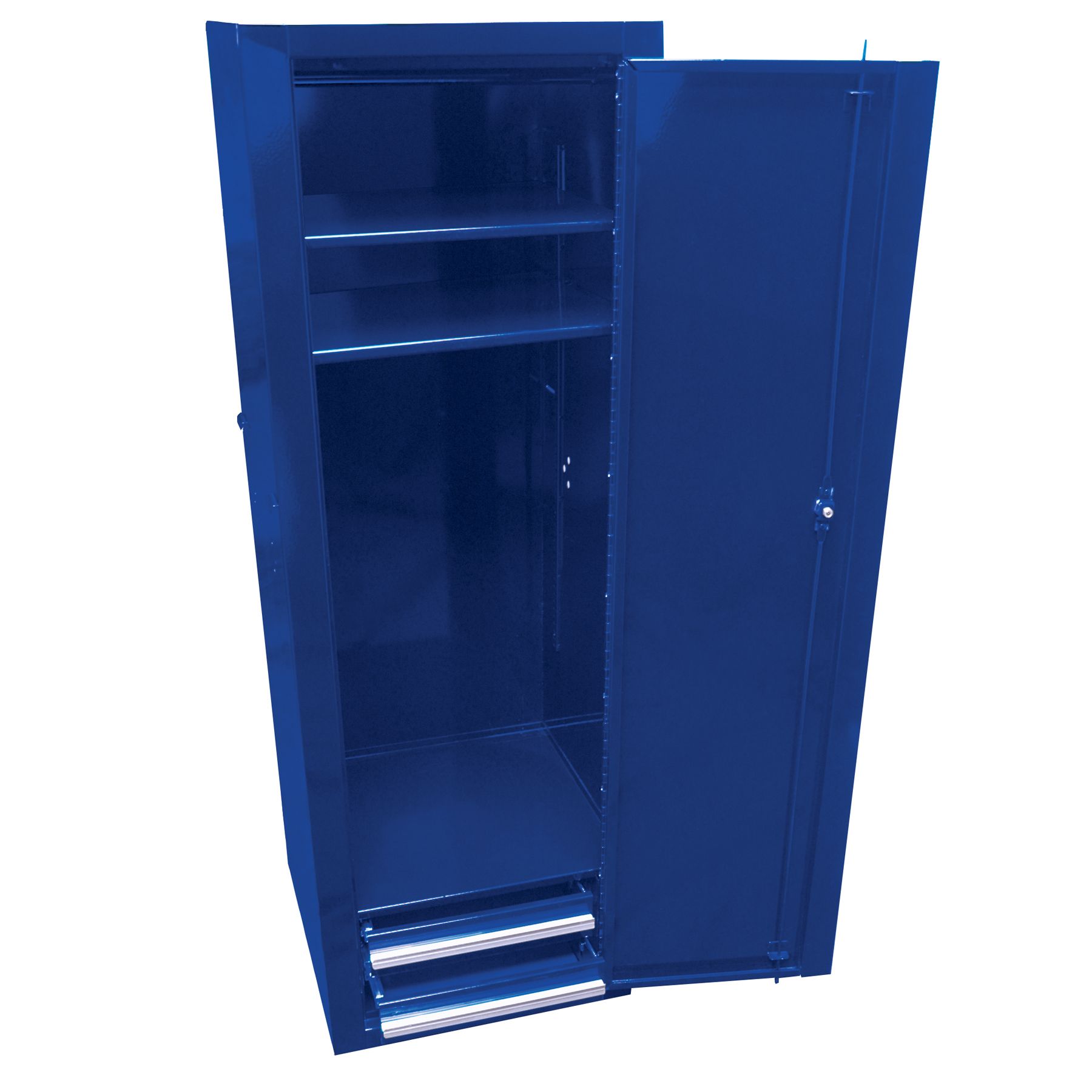 Homak 41 in Side Locker with 2 Drawers - Blue