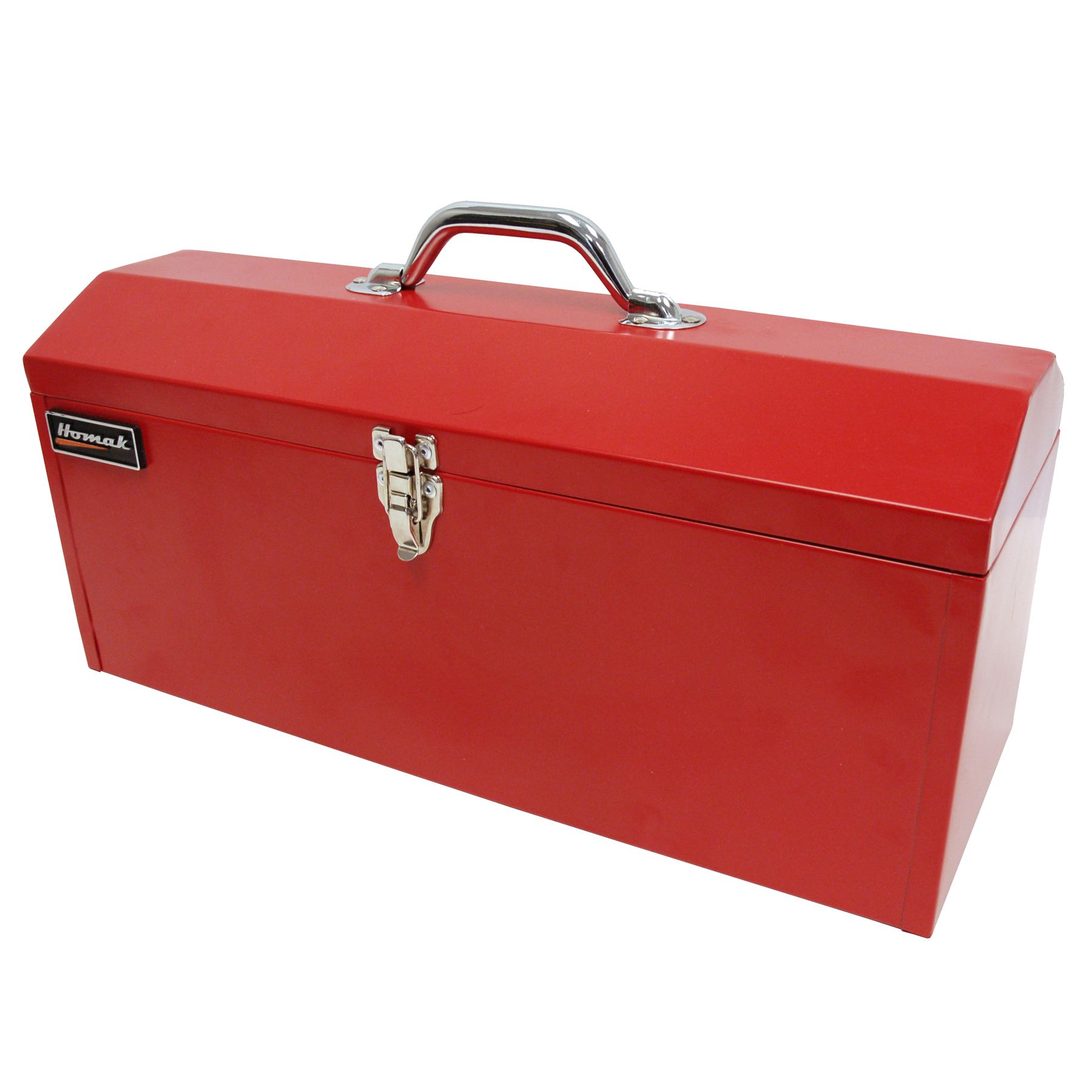 Homak 19in Red Metal High Toolbox w/ Black Metal Tray