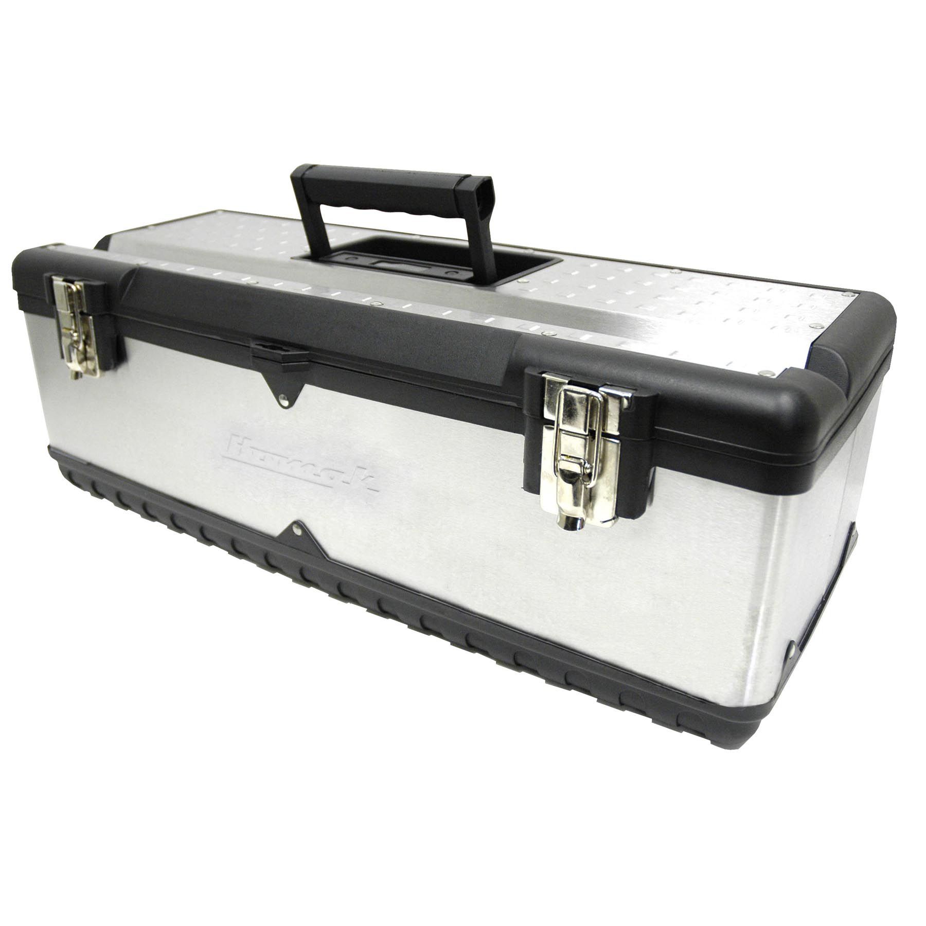 Homak 26in Stainless Steel Toolbox w/ Tray