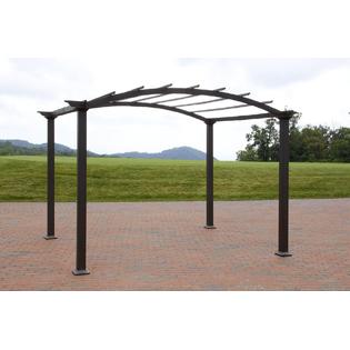 Garden Oasis Arched Steel Pergola Make Your Garden an Oasis at Sears Garden Oasis Arched Steel Pergola Make Your Garden an Oasis at Sears