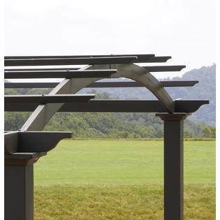 Garden Oasis Arched Steel Pergola Make Your Garden an Oasis at Sears Garden Oasis Arched Steel Pergola Make Your Garden an Oasis at Sears