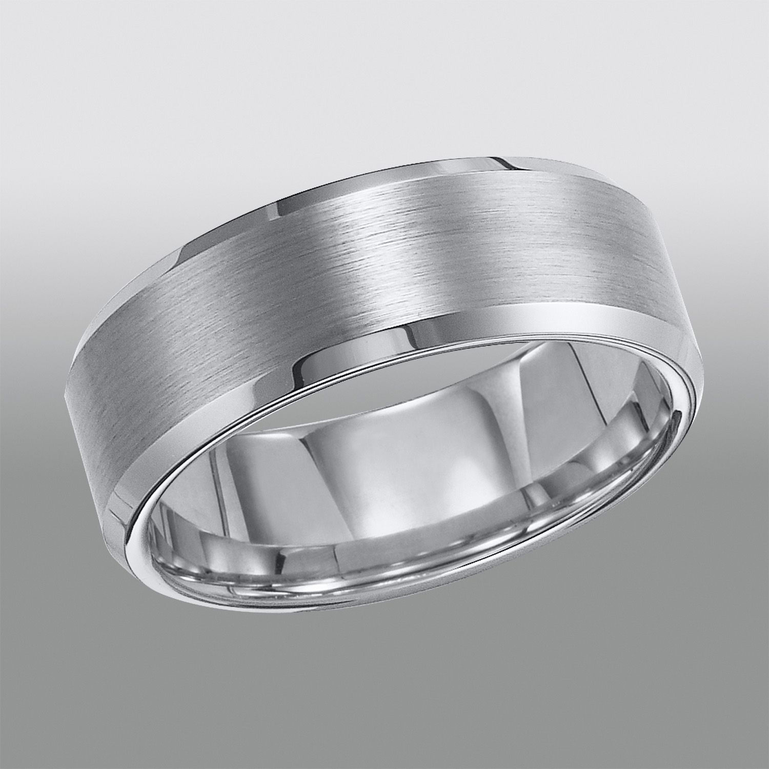 Tungsten Carbide Ring Band with Comfort Fit at Sears.com