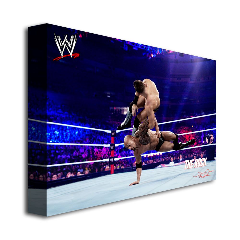 Officially Licensed WWE The Rock Canvas Art
