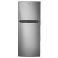 10.7 cu. ft. Top-Freezer Refrigerator w/ Gallon Door Bin - Mono Satina Steel