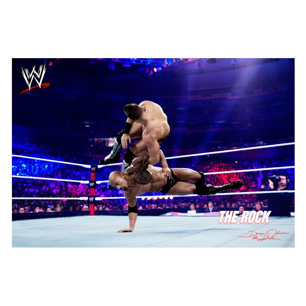 Officially Licensed WWE The Rock Canvas Art