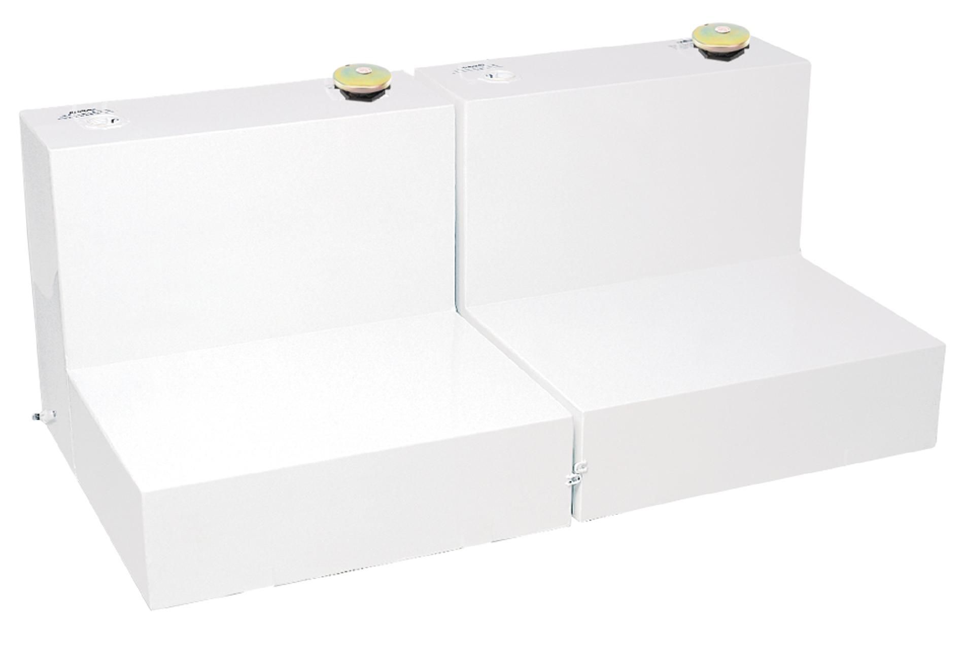 Tradesman TLST-T96 96-Gallon 14-Gauge Steel L-Shaped Liquid Storage Tank  Silver