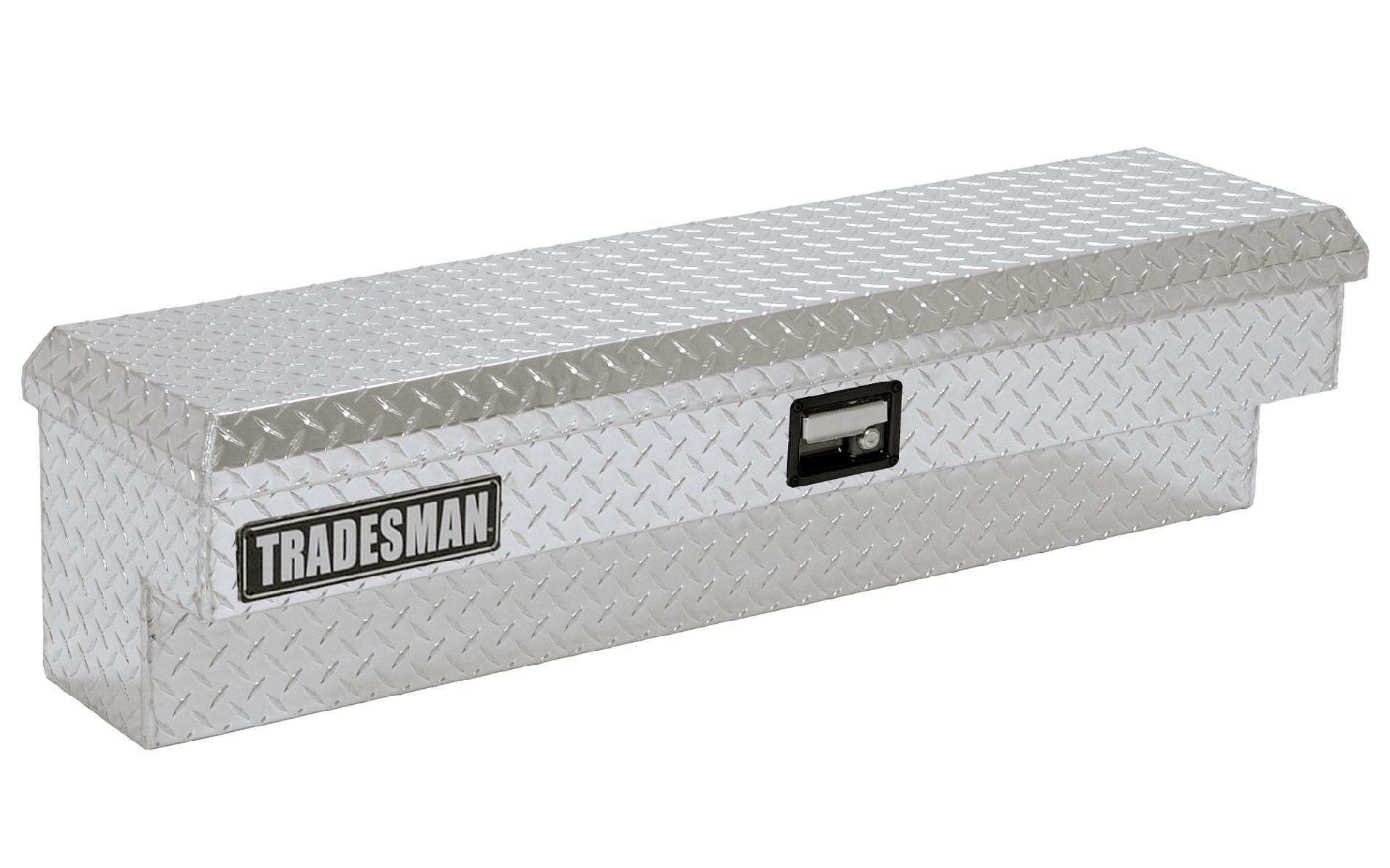 Tradesman TAL700 70-Inch Aluminum Side Mount Box  Diamond Plated  Silver