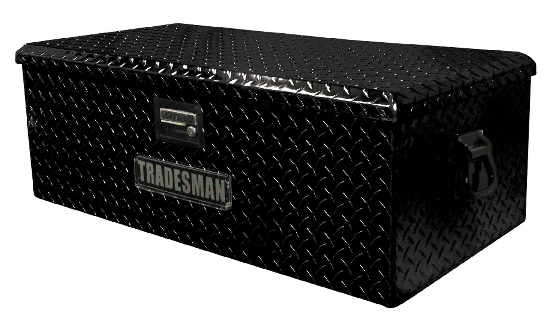 Tradesman TALATV36BK 36-Inch Aluminum ATV Storage Box  Diamond Plated  Black