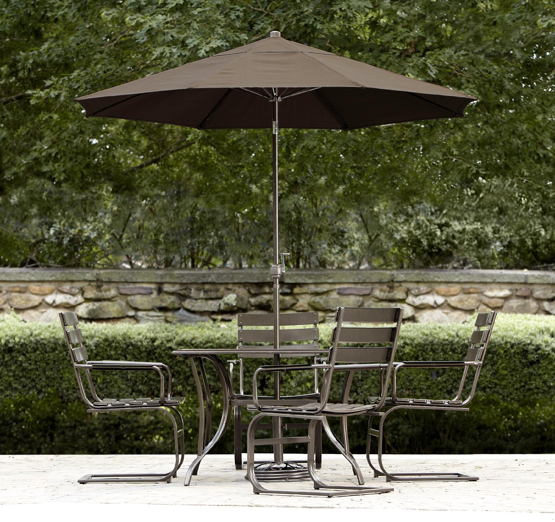 Garden Oasis Ridgetown 5pc Slat Sling Action Dining Set at Kmart.com