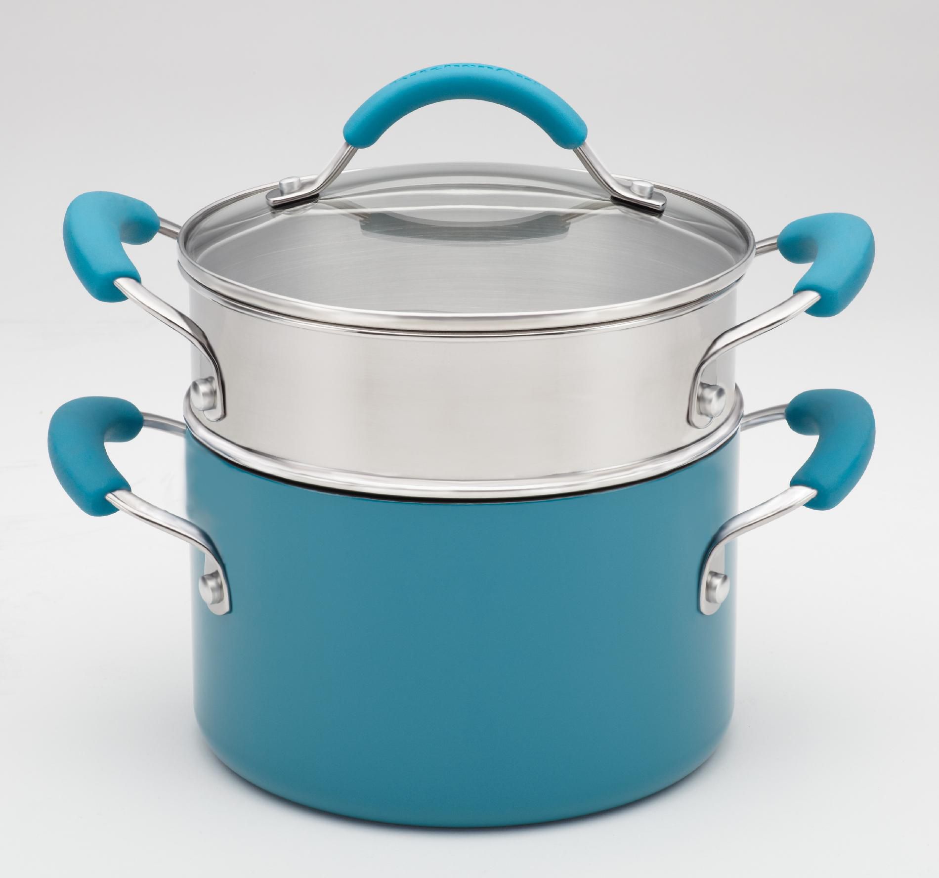 Kitchen Aid&nbsp; 3-Quart Covered Saucepot with Stainless Sauteel Sauteamer