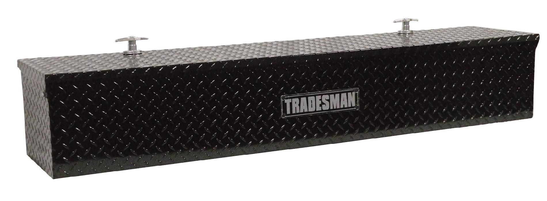 Tradesman TALFMSB60BK 60-Inch Aluminum Full Lid Flush Mount Box  Diamond Plated  Black