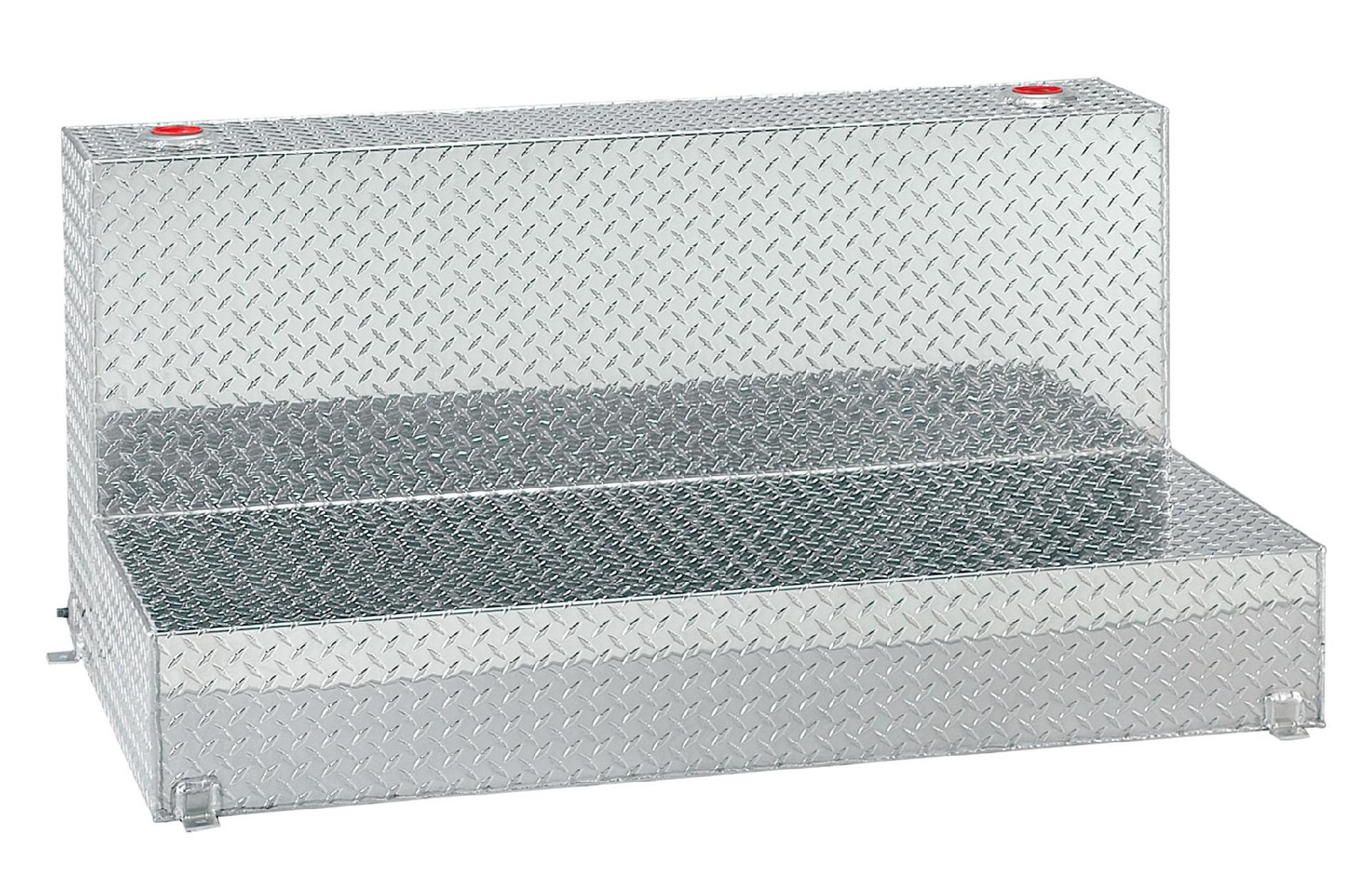 Tradesman TALLST80 80-Gallon L-Shaped Liquid Storage Tank  Diamond Plated  Silver