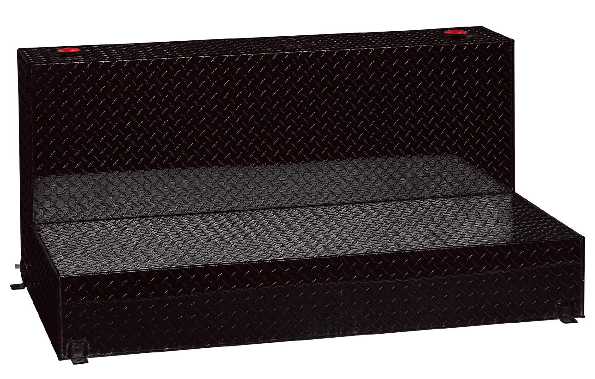 Tradesman TALLST90BK 92-Gallon L-Shaped Liquid Storage Tank  Diamond Plated  Black