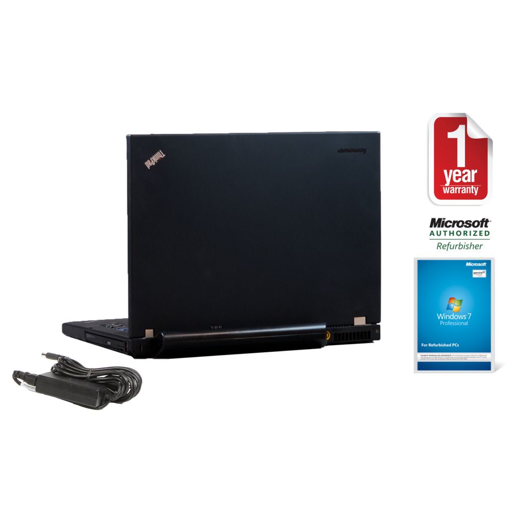 Lenovo T400 Refurbished ThinkPad Laptop C2D-2.53/4096/160/DVDRW/14"/W7Pro at Kmart.com