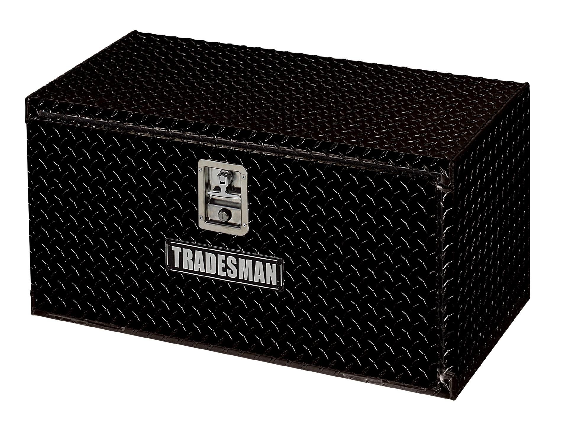 Tradesman TALUB24BK 24-Inch Aluminum Underbody Truck Tool Box  Diamond Plated  Black