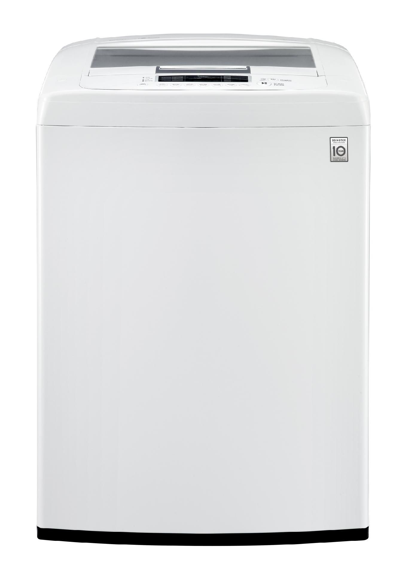 LG 4.3 cu. ft. High-Efficiency Top-Load Washer - White 4.0 cu.ft. - 4.5 cu.ft.