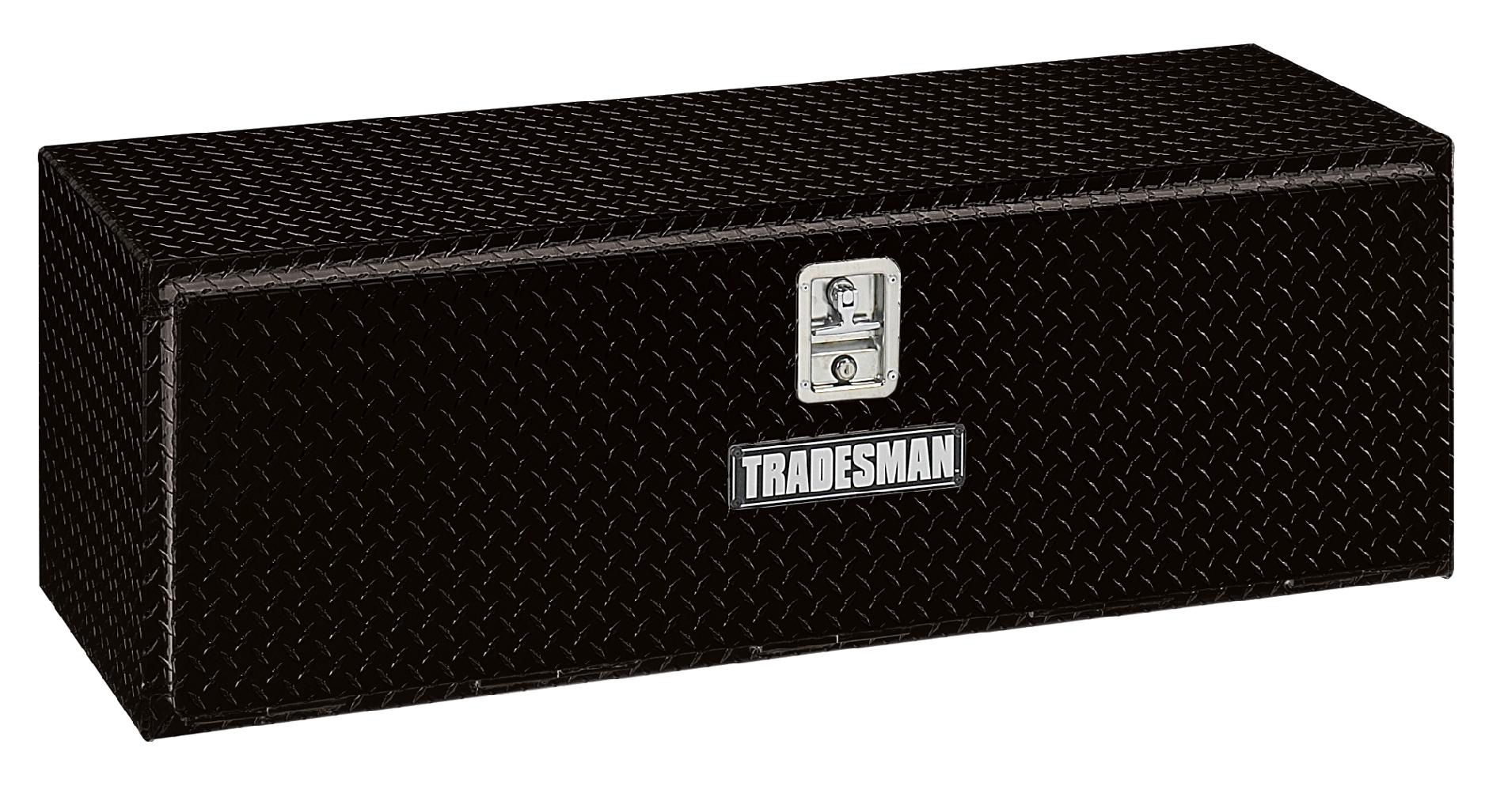 Tradesman TALUB48BK 48-Inch Aluminum Underbody Truck Tool Box  Diamond Plated  Black