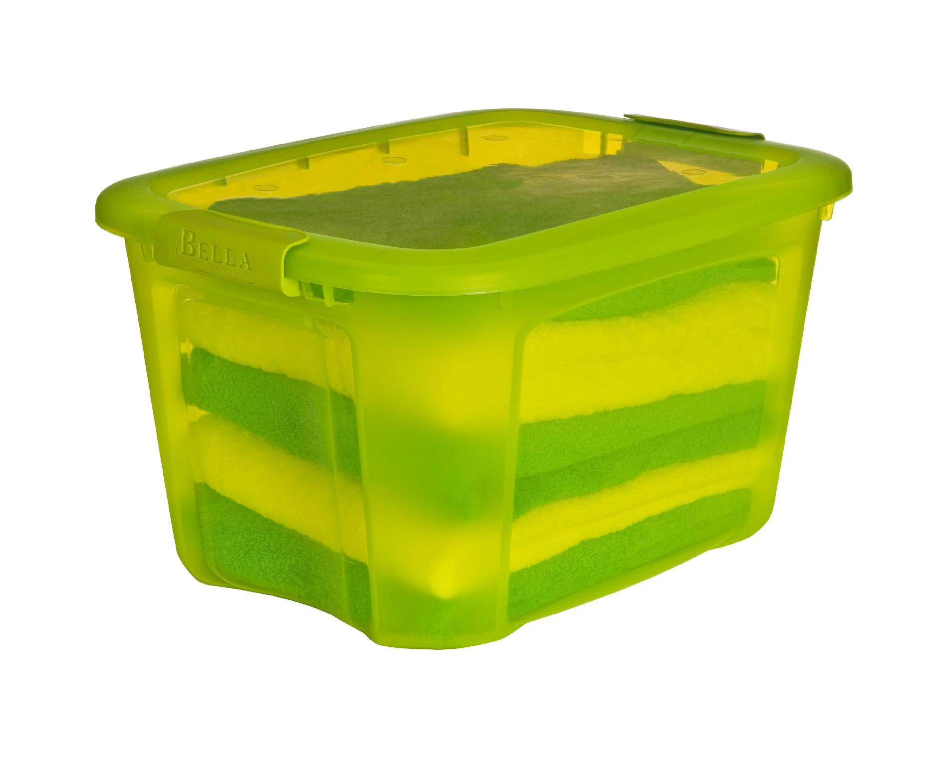 40Qt Lock Lid Tinted Clear - Green at Kmart.com