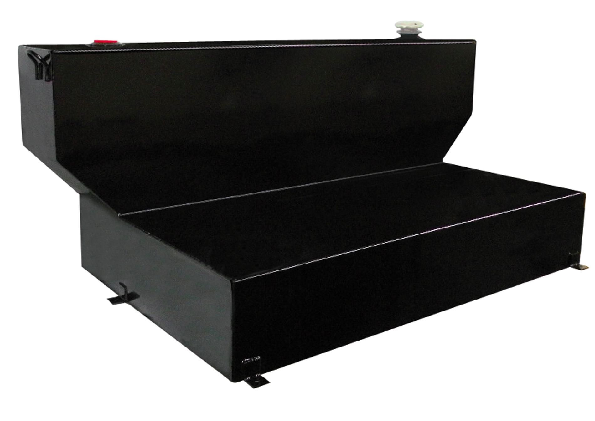 Tradesman TLST100BK 100-Gallon 14-Gauge Steel Full Size L-Shape Liquid Storage Tank for Crew Cabs  Black