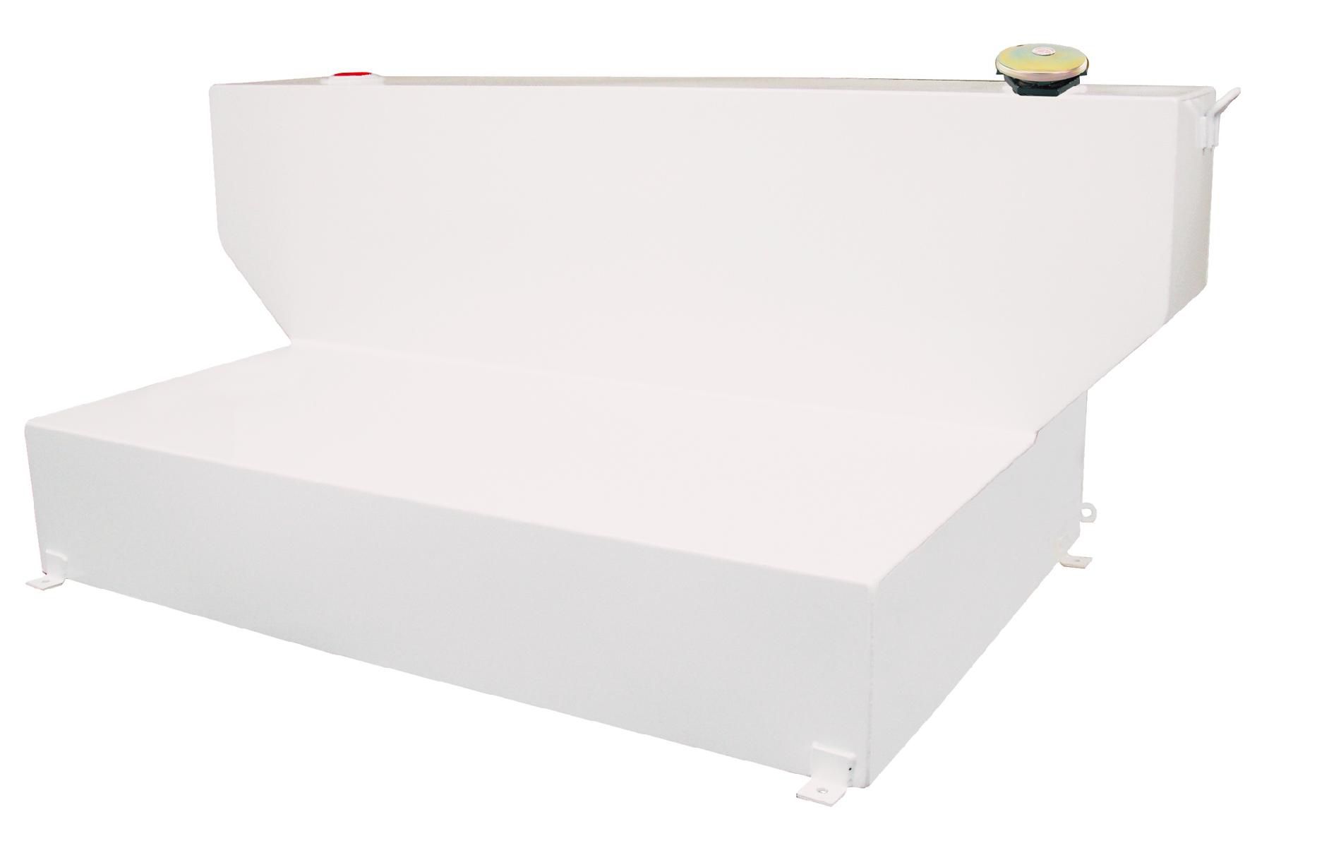 Tradesman TLST100 100-Gallon 14-Gauge Steel Full Size L-Shape Liquid Storage Tank for Crew Cabs  White