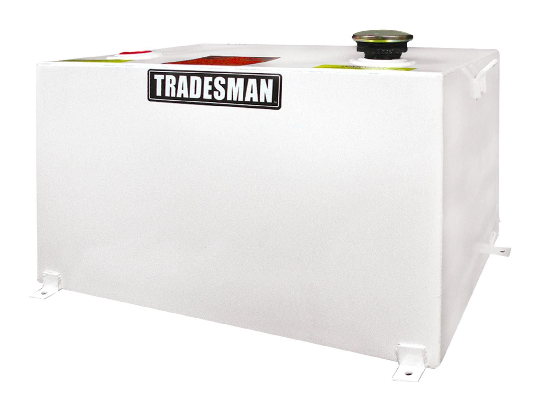 Tradesman TRST55 55-Gallon 14-Gauge Steel Rectangular Liquid Storage Tank  White