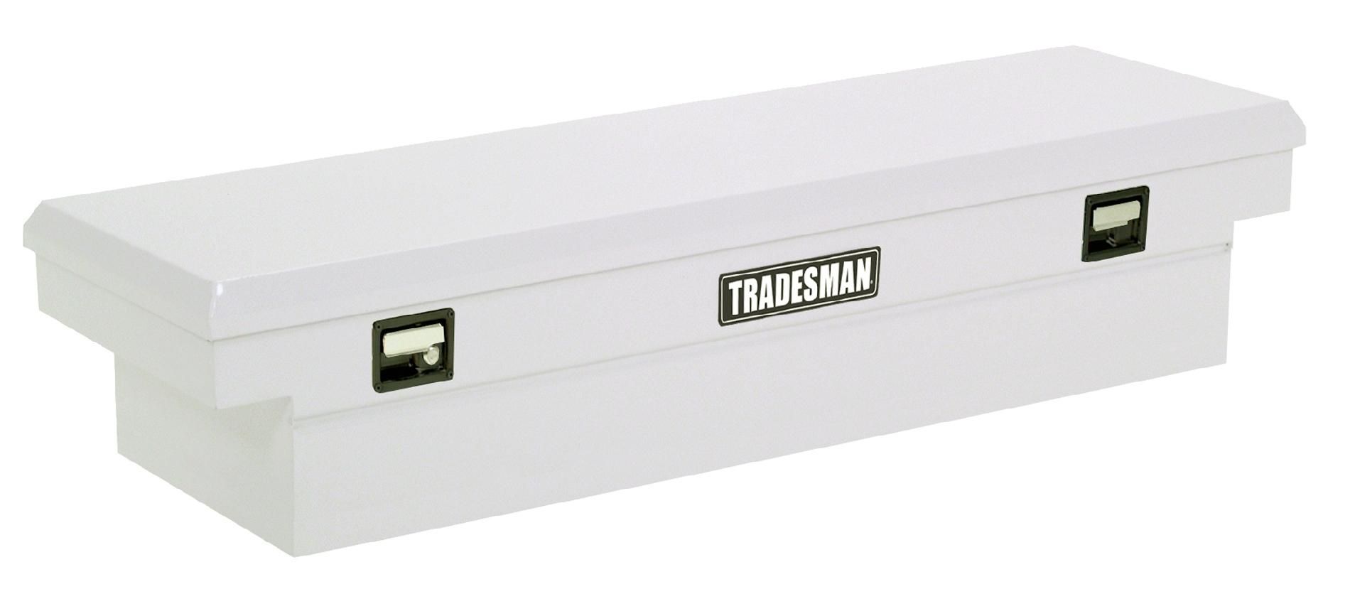 Tradesman TSTF1670 70-Inch 22-Gauge Steel Cross Bed Truck Tool Box  White