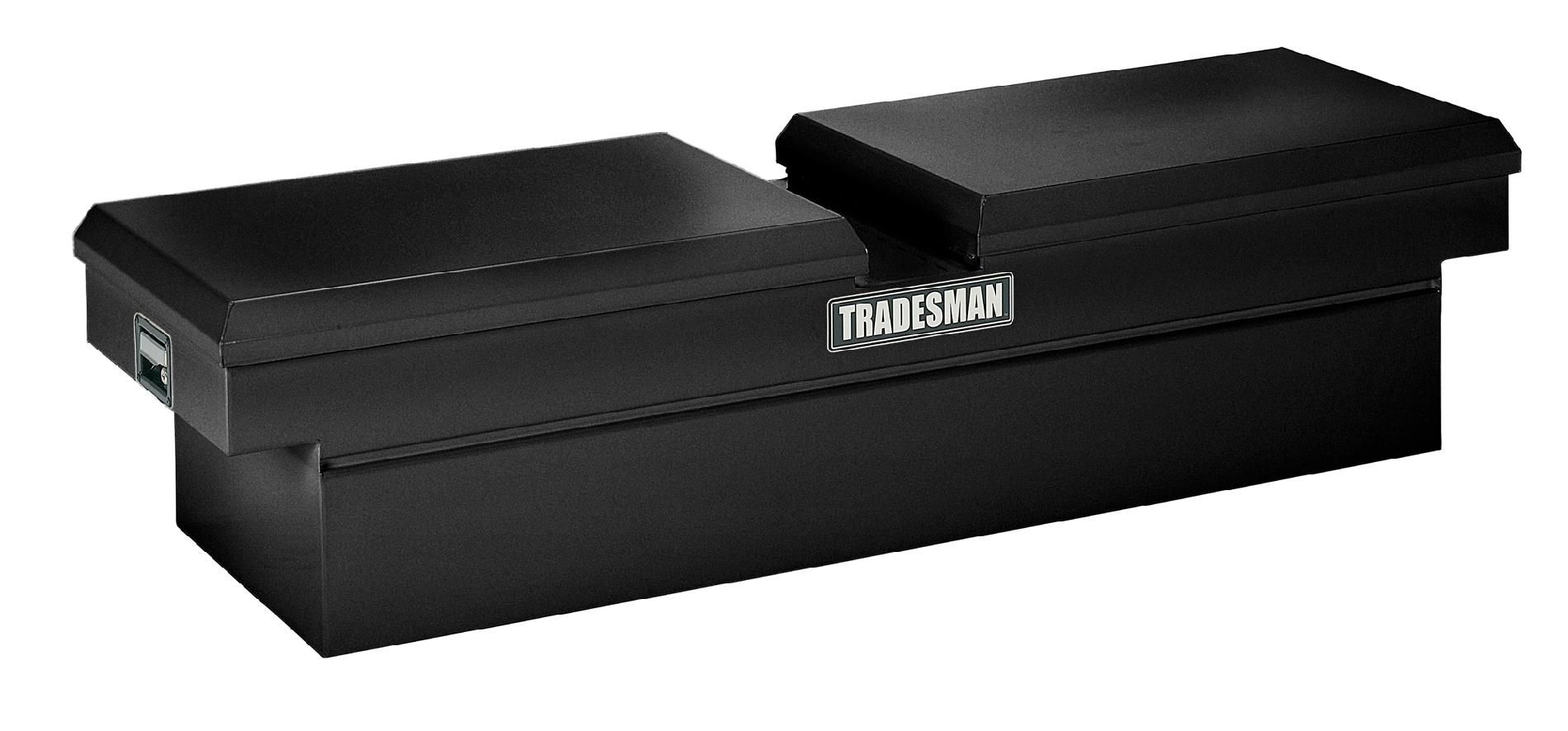 Tradesman TSTG561BK 61-Inch 22-Gauge Steel Gull Wing Cross Bed Truck Tool Box  Black