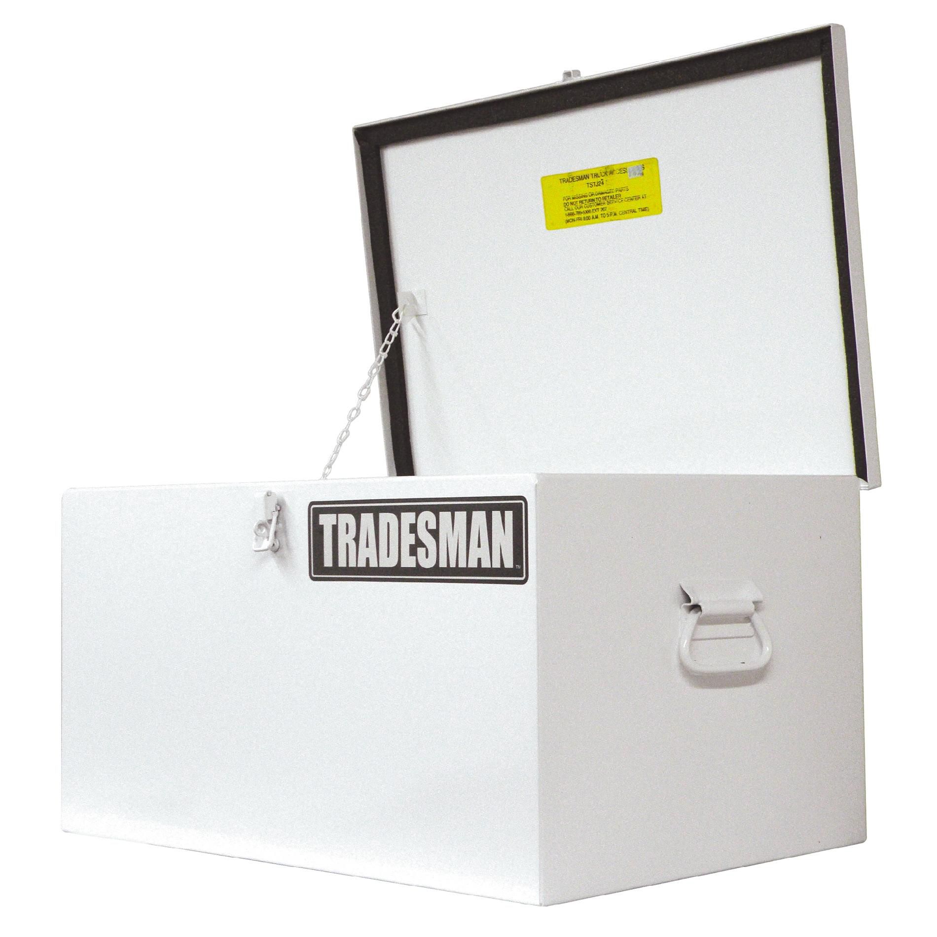 Tradesman TSTJ24 24-Inch 22-Gauge Steel Job Site Box  White