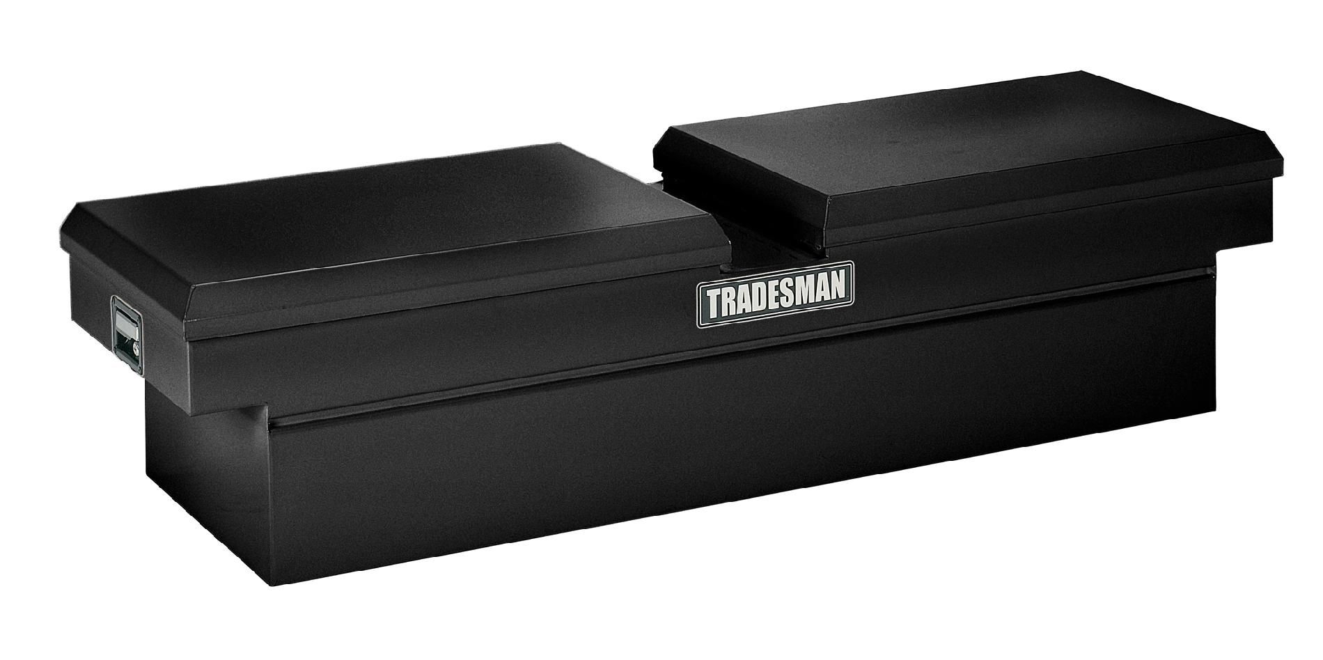 Tradesman TSTG581BK 70-Inch 22-Gauge Steel Gull Wing Cross Bed Truck Tool Box  Black