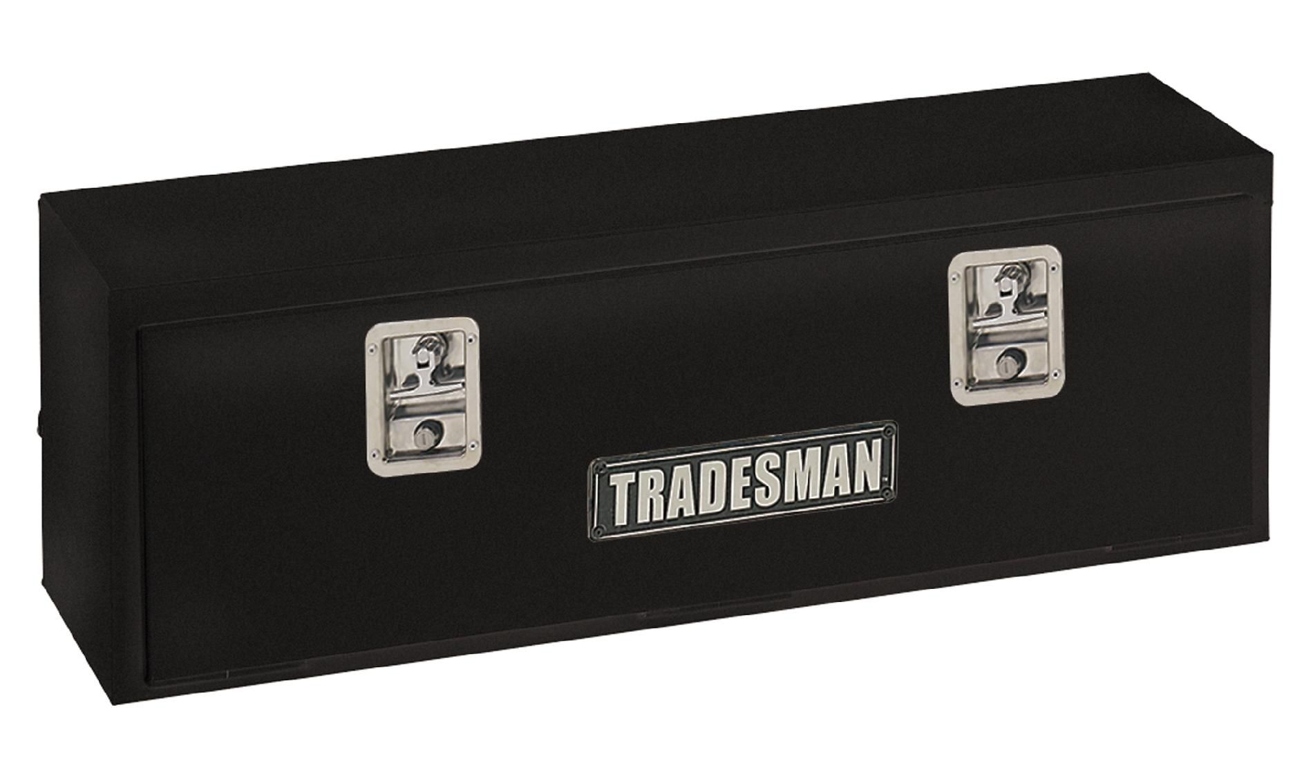 Tradesman TSTM48BK 48-Inch 22-Gauge Steel Top Rail Mount Box  Black