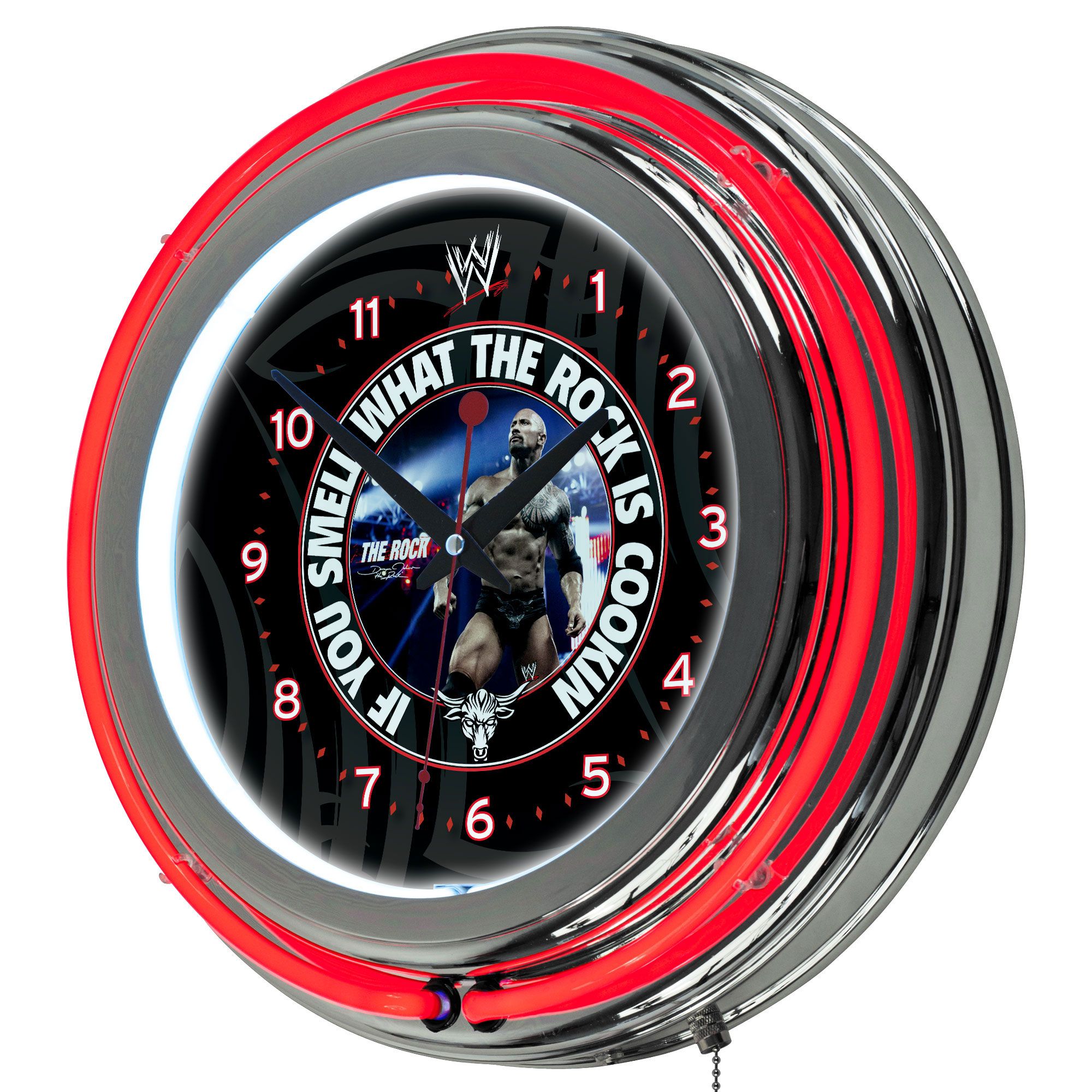 WWE The Rock Neon Clock - 14 inch Diameter at Kmart.com