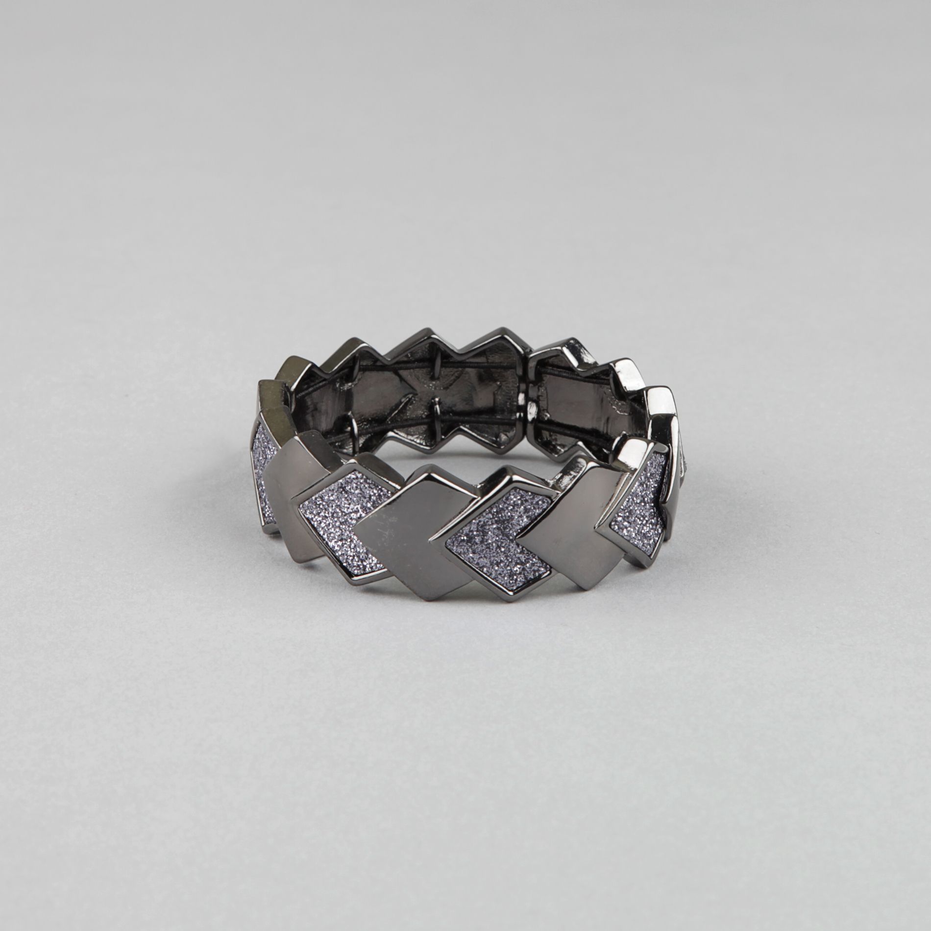 Kardashian Kollection Bracelet Stretch Chevron Sparkle Metal Tone at Sears.com