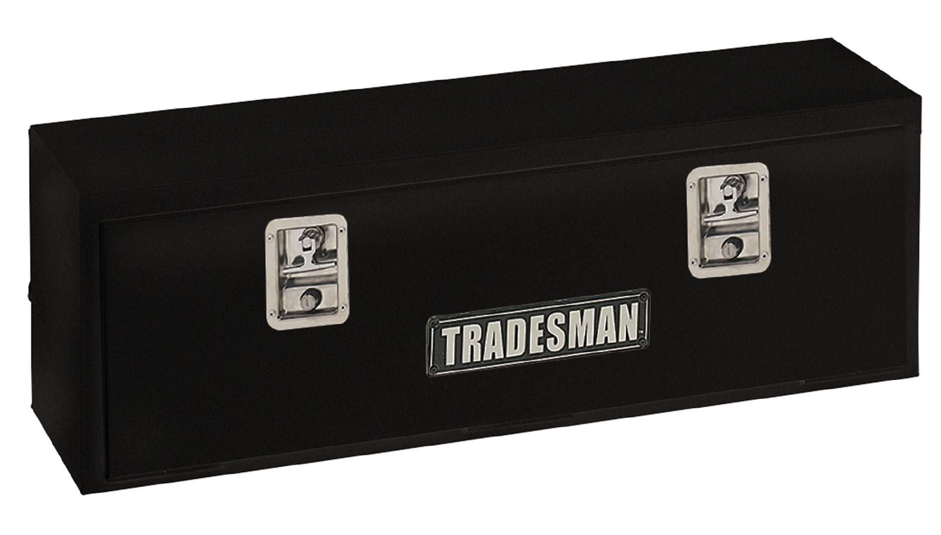 Tradesman TSTM72BK 72-Inch 22-Gauge Steel Top Rail Mount Box  Black