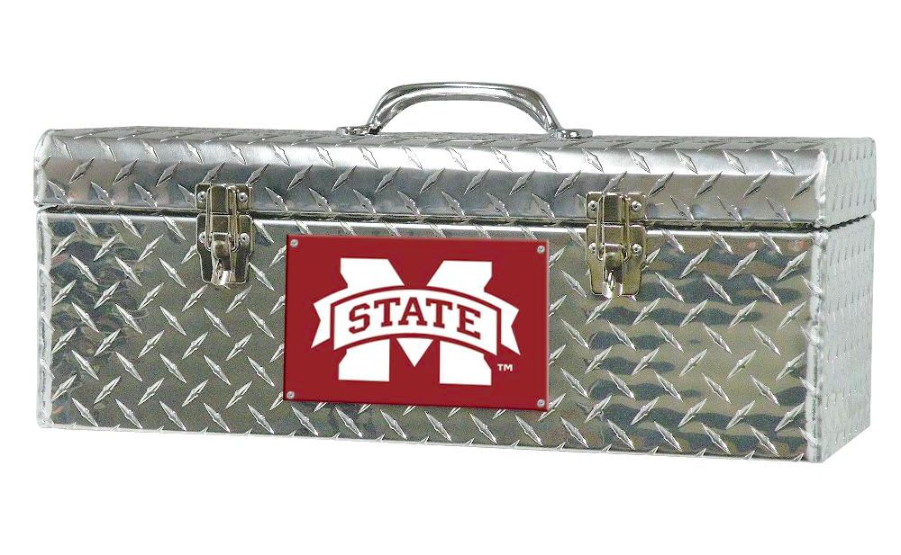 Tradesman ATB240-Miss.State Univ 24-Inch Aluminum Handheld Tool Box  Diamond Plated  Silver