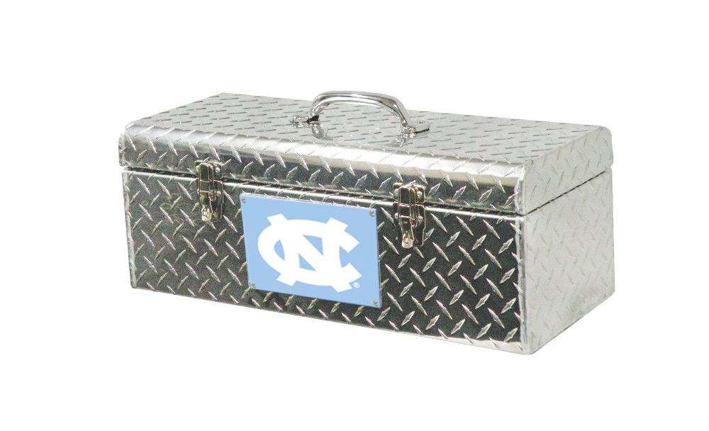 Tradesman ATB240-Univ. of N. Carolina 24-Inch Aluminum Handheld Tool Box  Diamond Plated  Silver