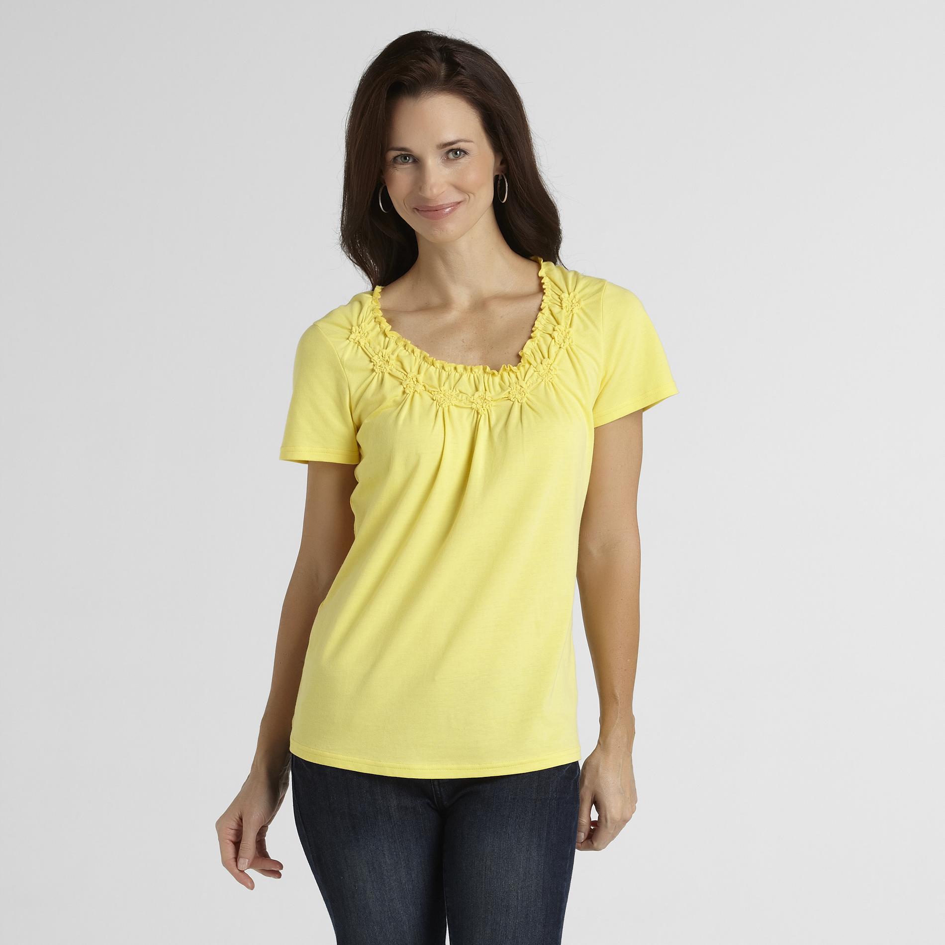 CJ BREEZE Women's Ruffle T-Shirt at Kmart.com
