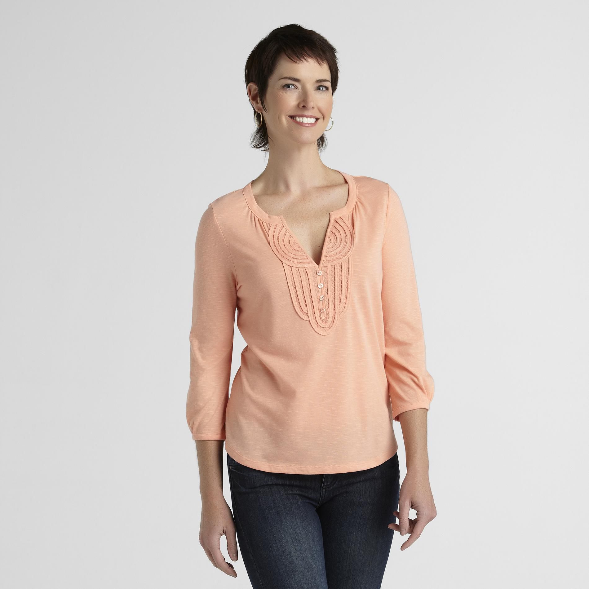 CJ BREEZE Women's Scoop Neck Top at Kmart.com