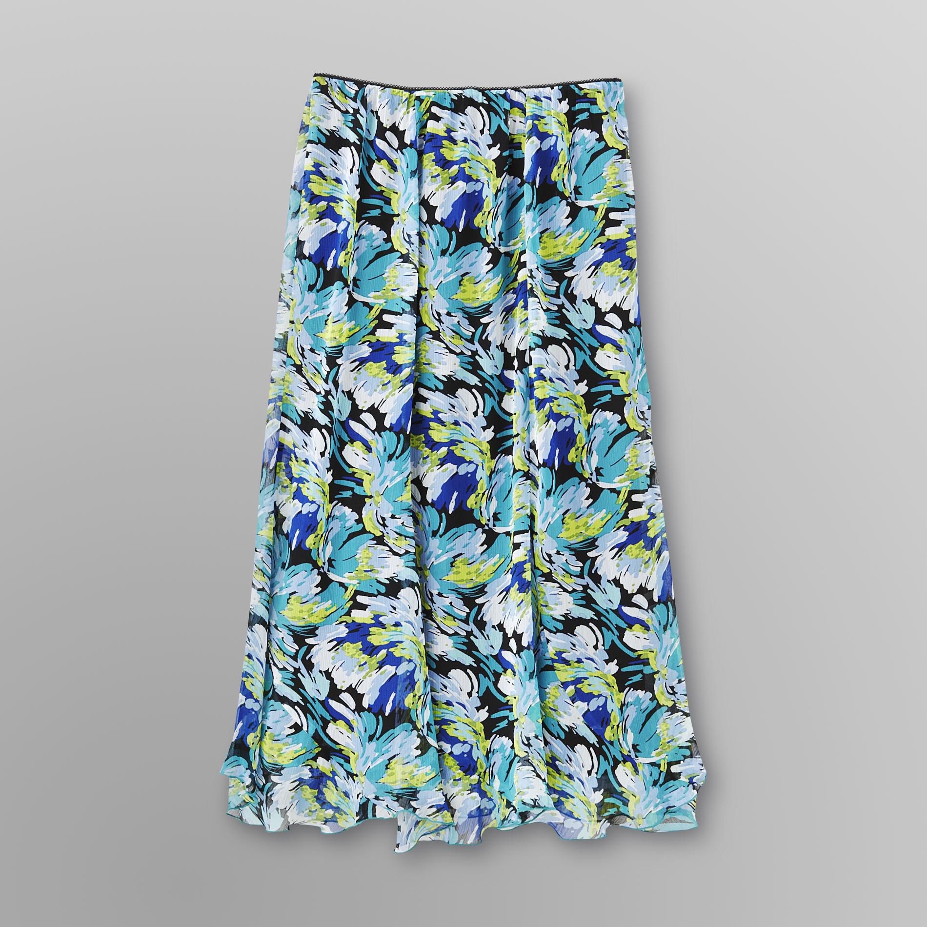 Notations Petite's Georgette Skirt - Floral at Sears.com