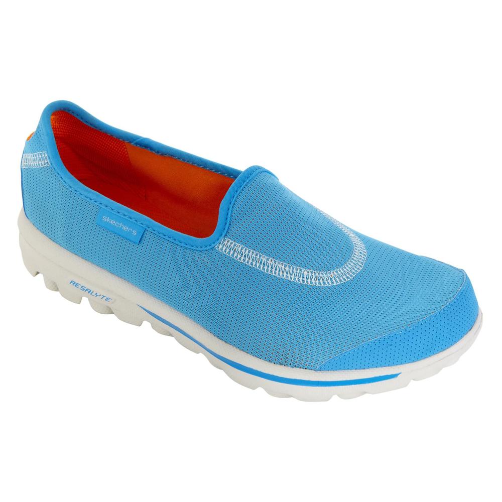 Skechers Women's GOwalk Casual Athletic Shoe - Blue/White