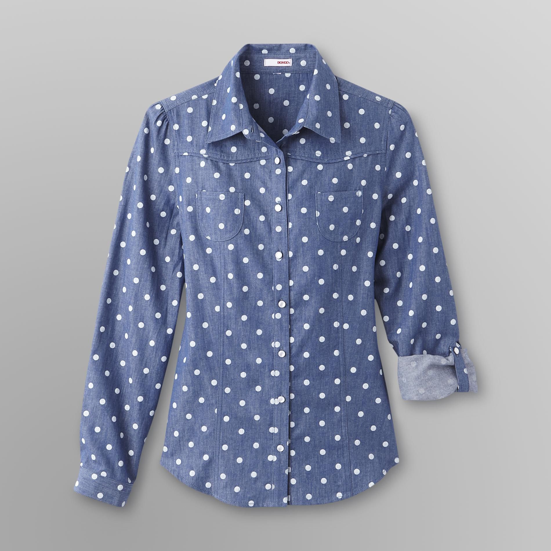 Bongo Junior's Chambray Shirt - Polka Dots at Sears.com
