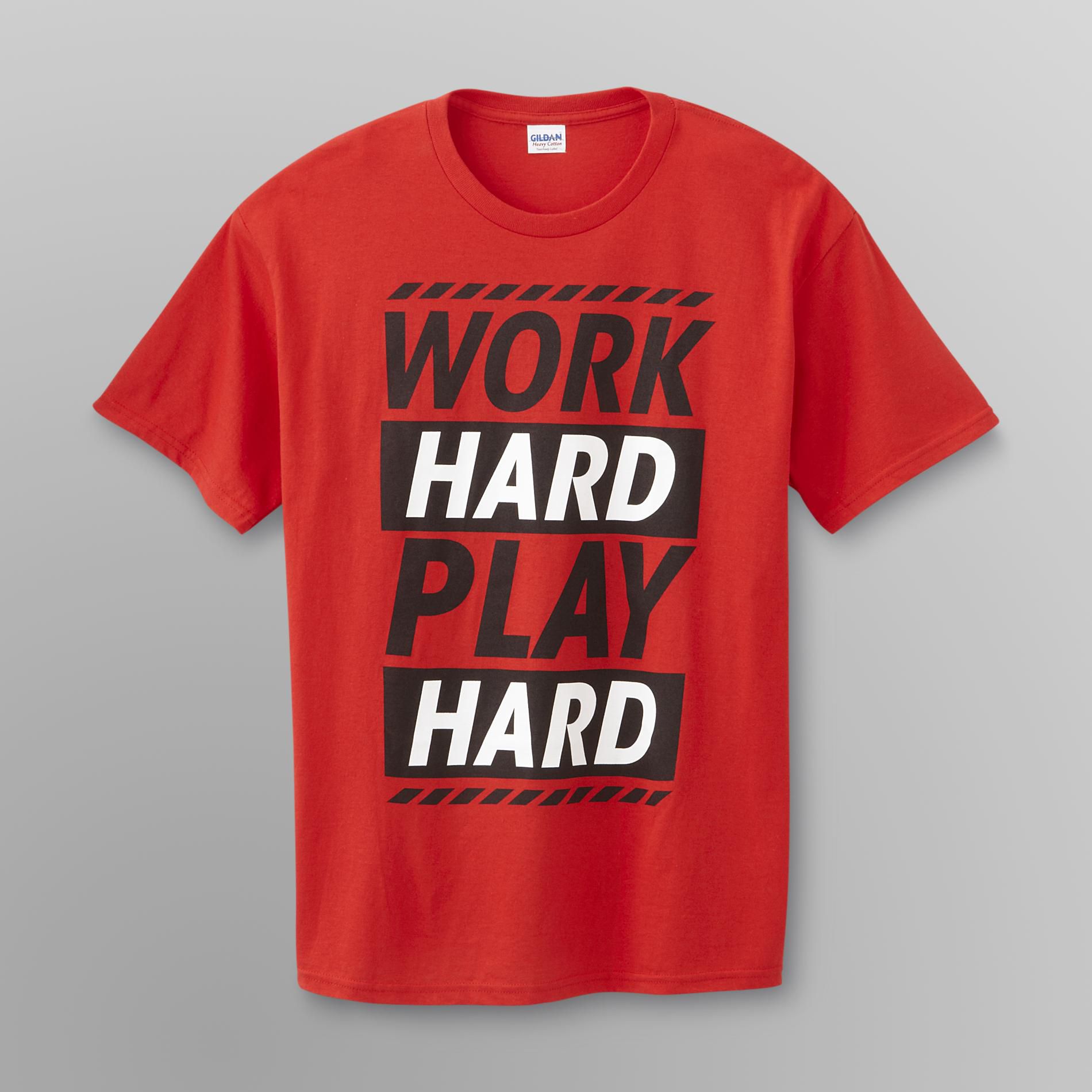 Young Men's Graphic T-Shirt - Work Hard, Play Hard at Sears.com