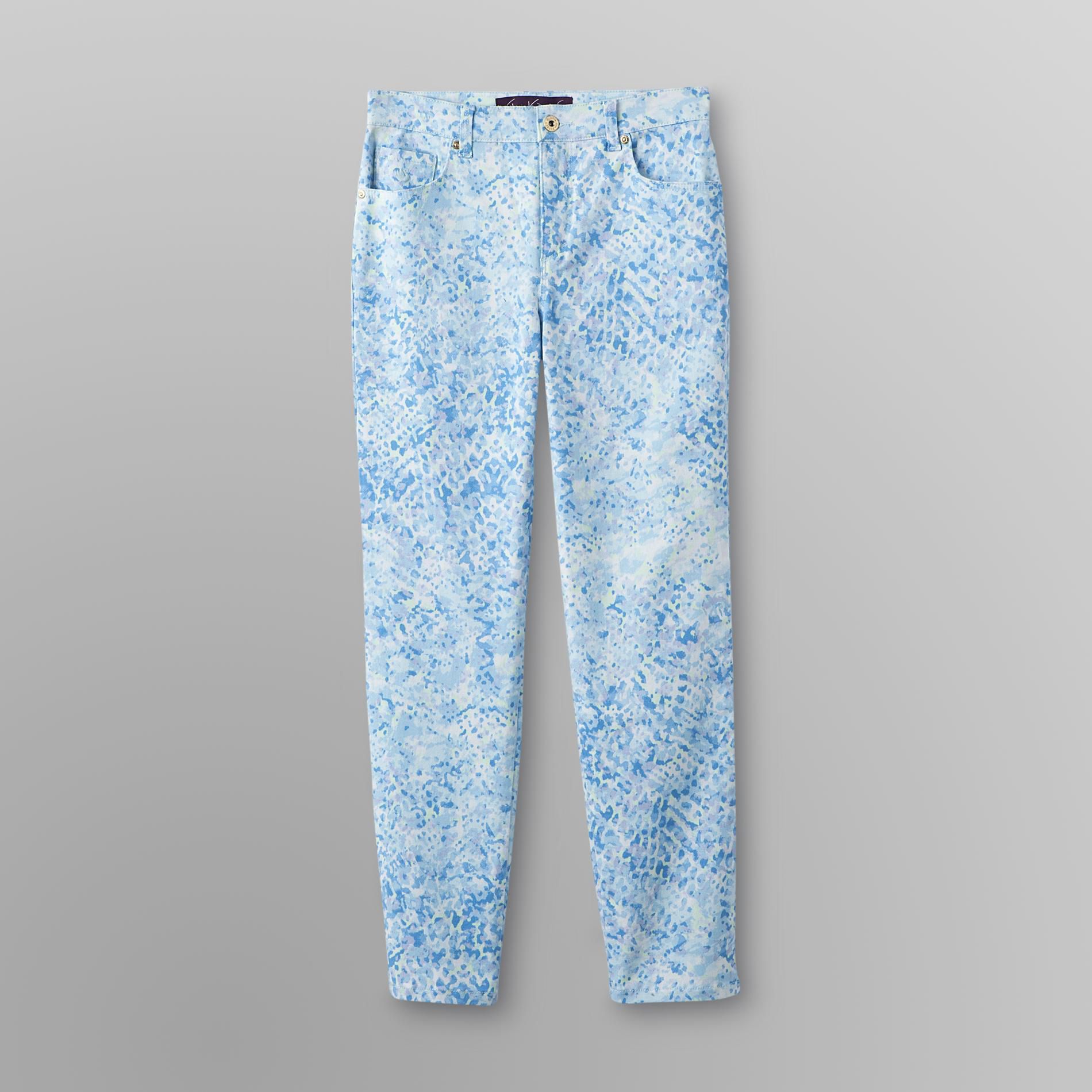 Gloria Vanderbilt Petite's Amanda Twill Pants - Animal Print at Sears.com