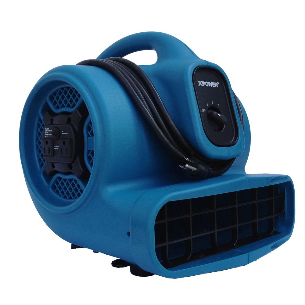 1/4 HP Professional Daisy-Chain Air Mover & Dryer