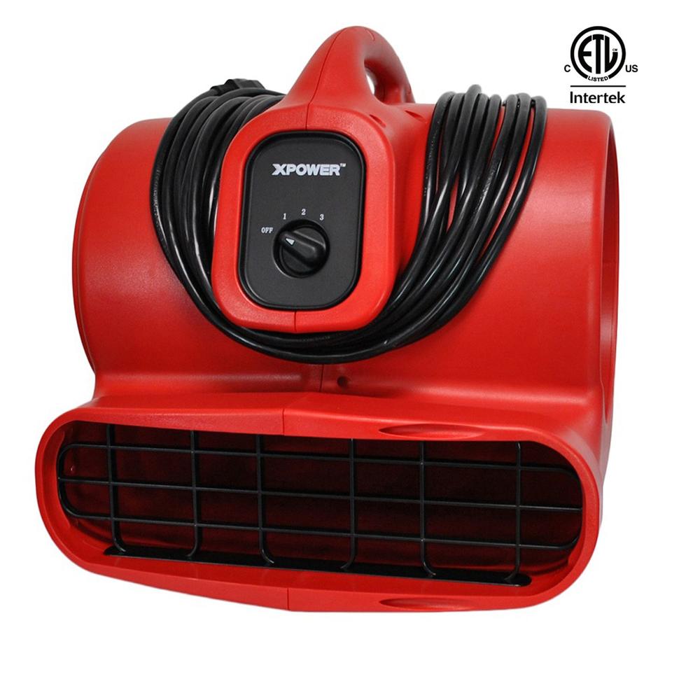 1/3 HP Professional  Daisy-Chain Air Mover & Dryer