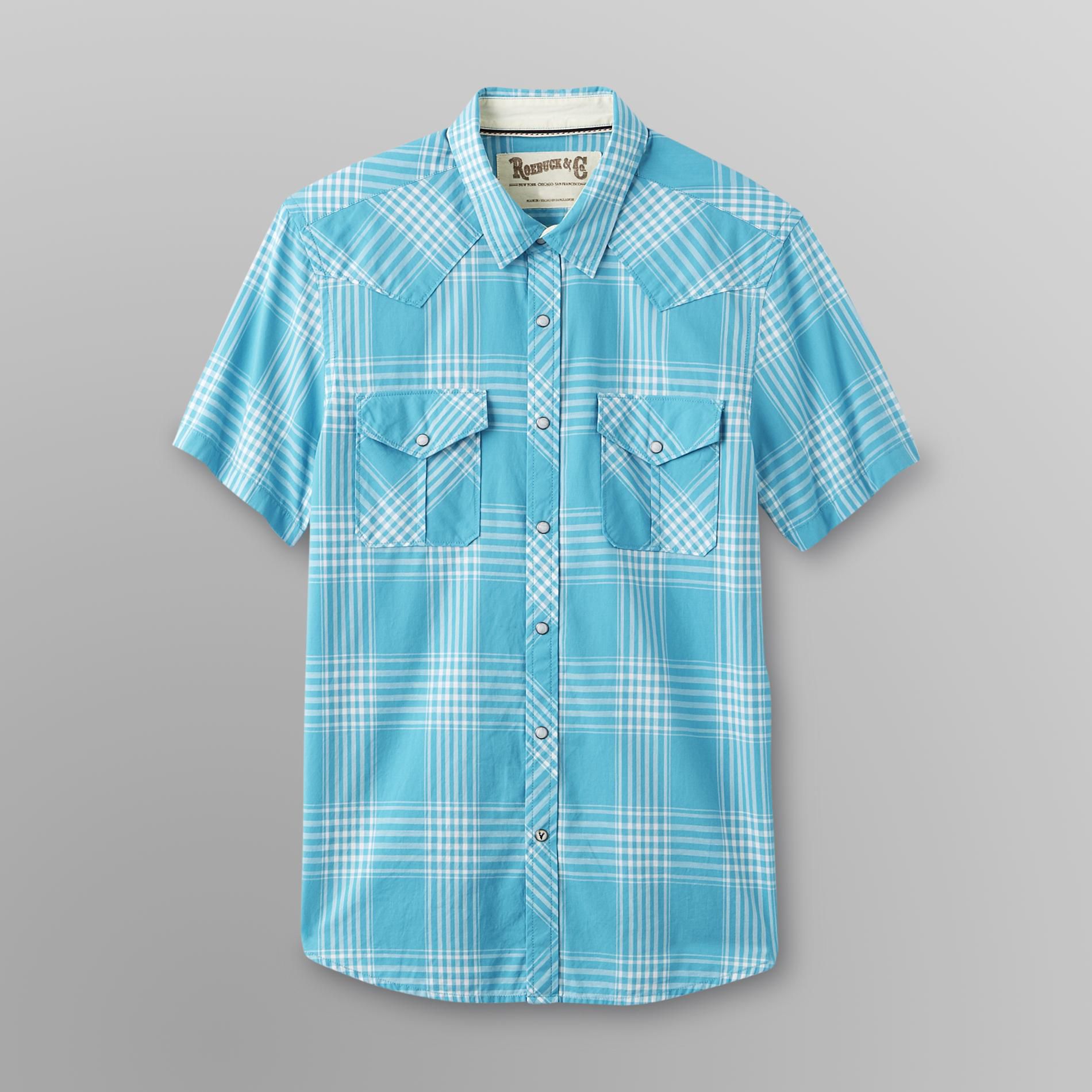 Roebuck & Co. Young Men's Plaid Shirt - Western Style at Sears.com