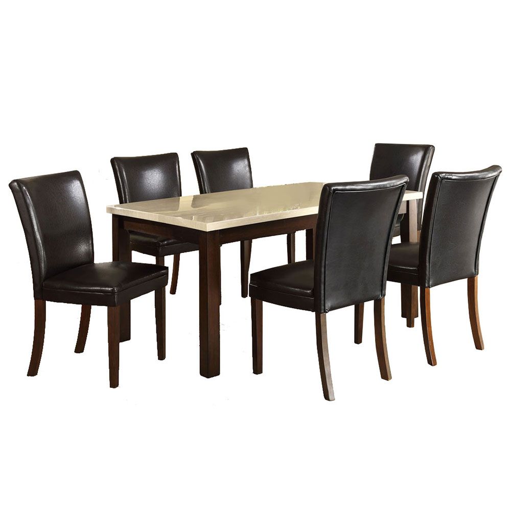 Venetian Worldwide Raven I Dining Table w/ Faux Marbel Top at Kmart.com