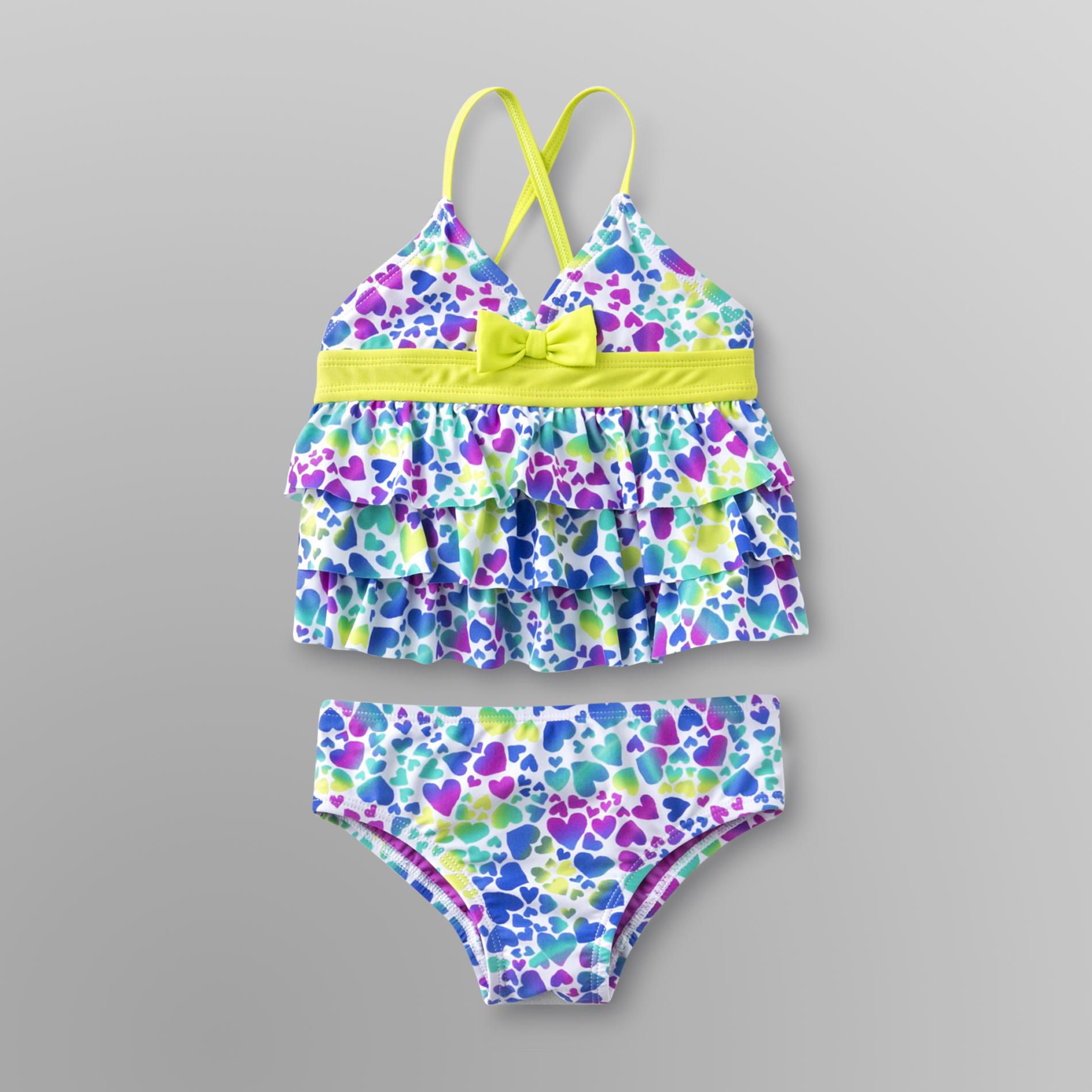 Joe Boxer Toddler Girl's Hearts Swimsuit at Sears.com