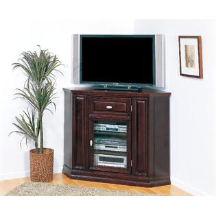 Leick Riley Holliday 46" Corner TV Stand/Tall - Espresso