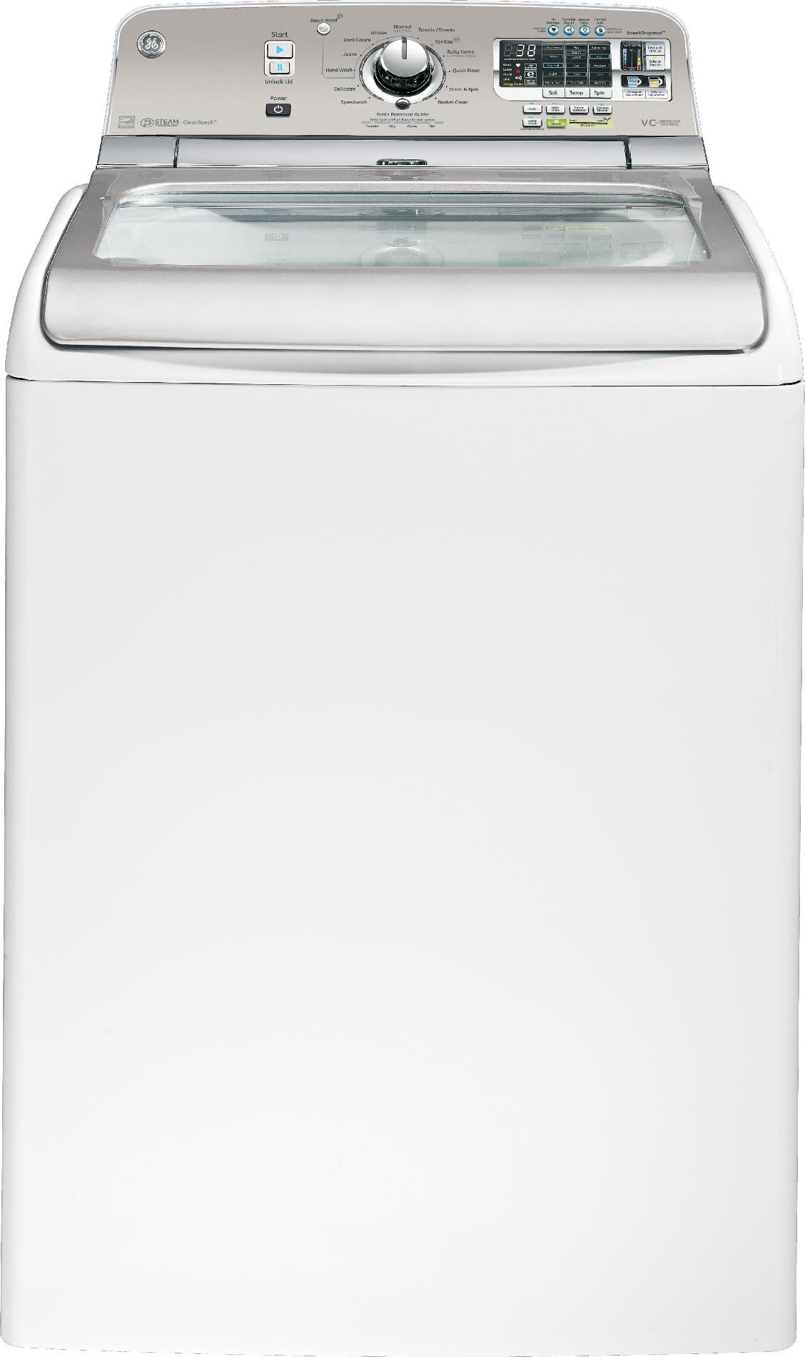 GE 5.0 cu. ft. Top-Load Washer - White