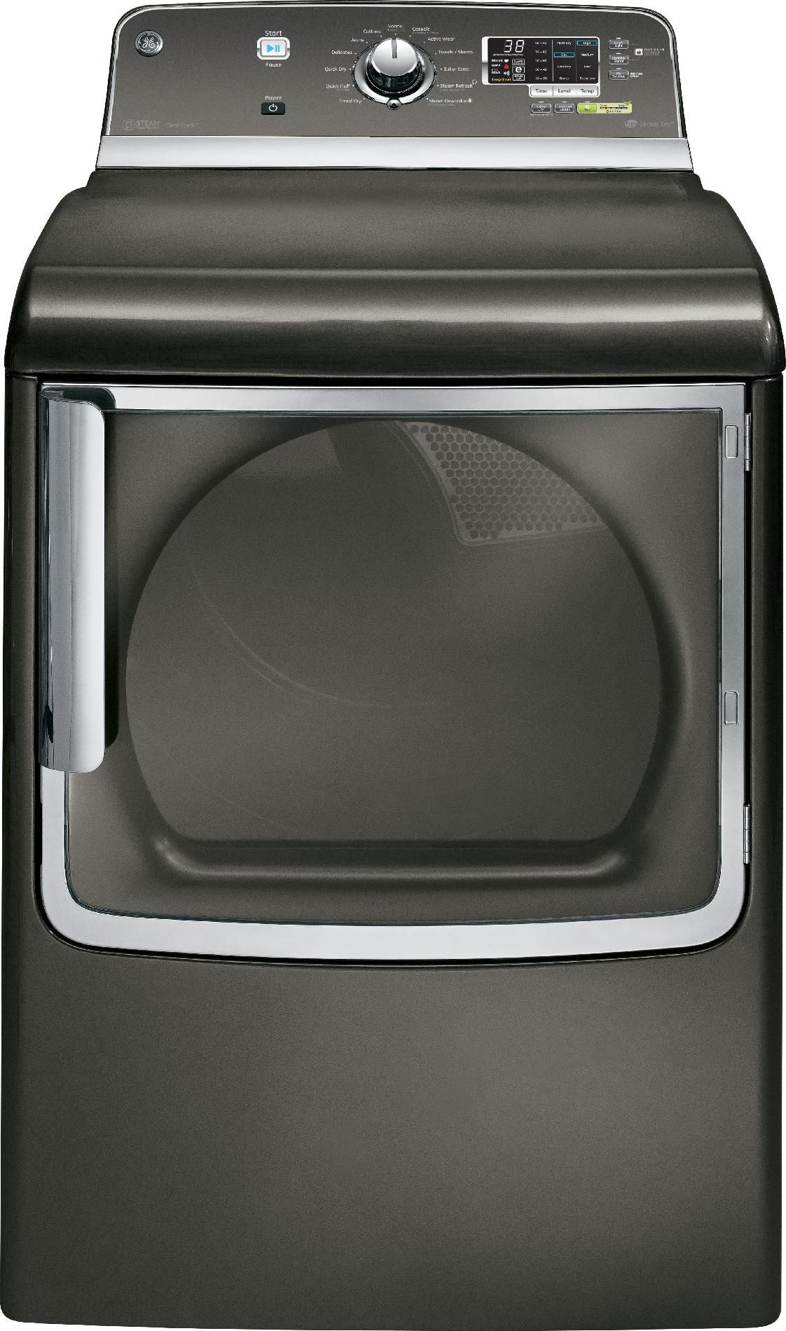 GE 7.8 cu. ft. Electric Dryer - Metallic 7.0 cu. ft. and greater